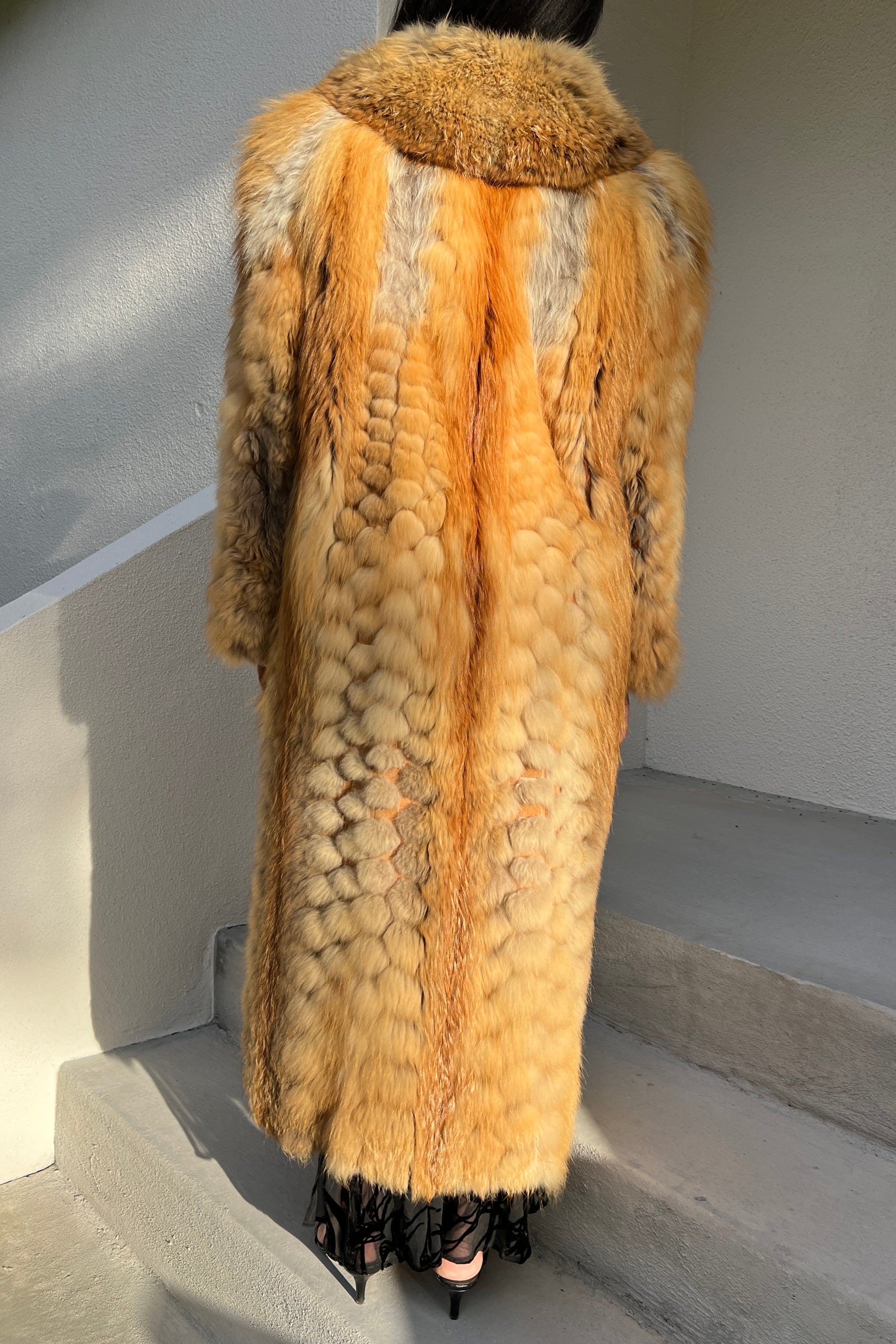 Vintage Red Fox Fur Floor Length Coat – Toots Vintage