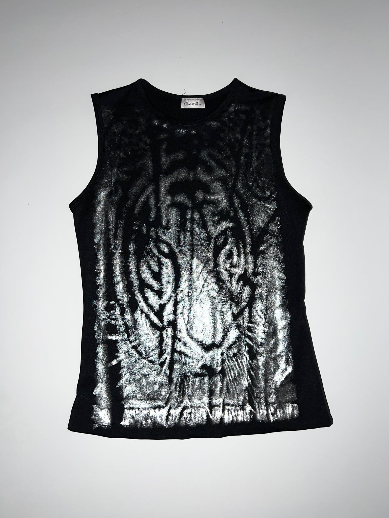 90s Tiger Print Tank Top