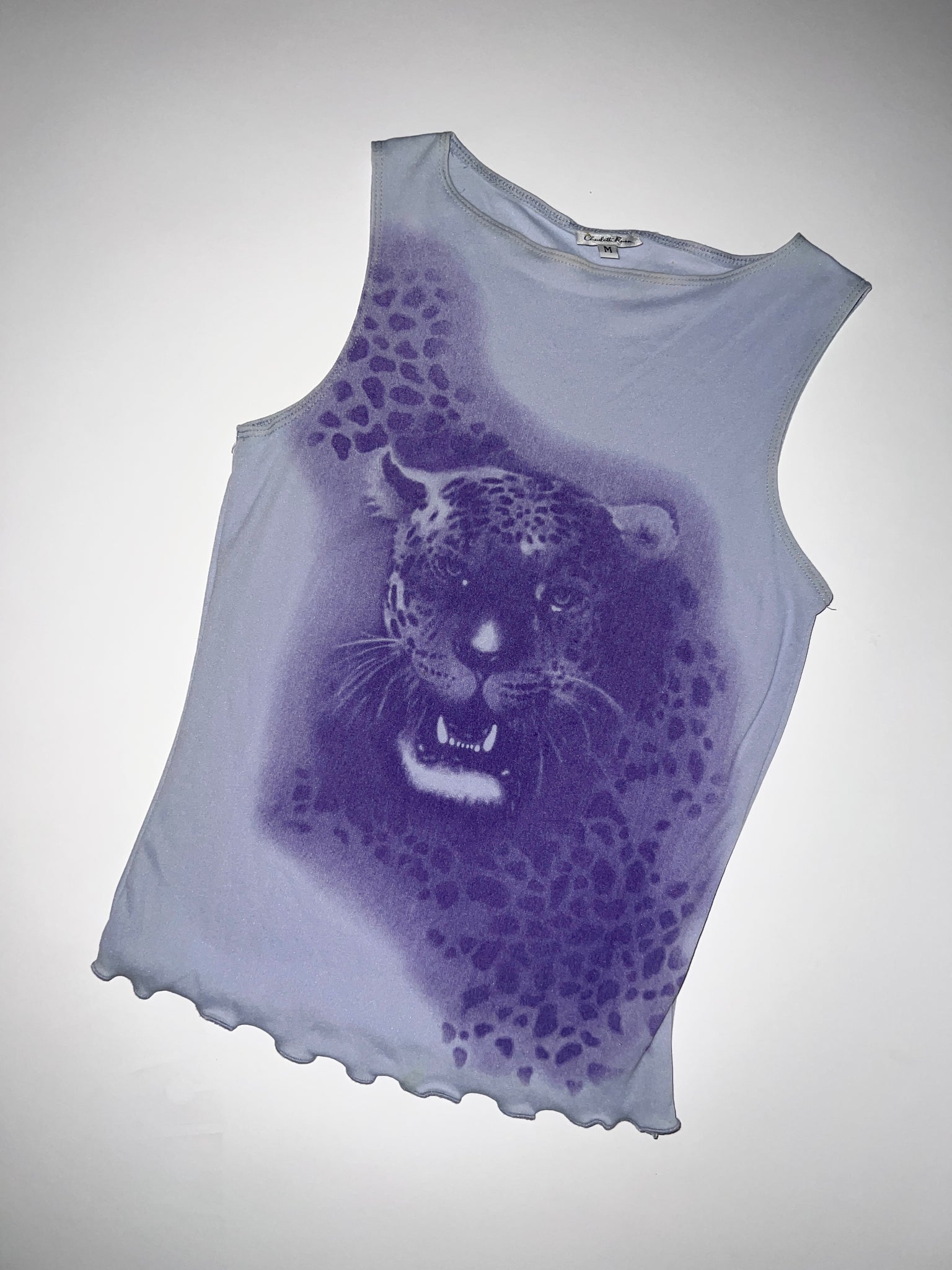 90s Lavender Cheetah Tank Top