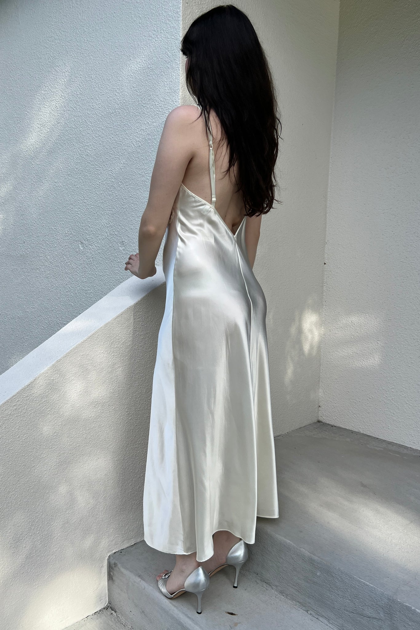 Victoria’s Secret 1998 White Satin Bridal Robe & Nightgown Set