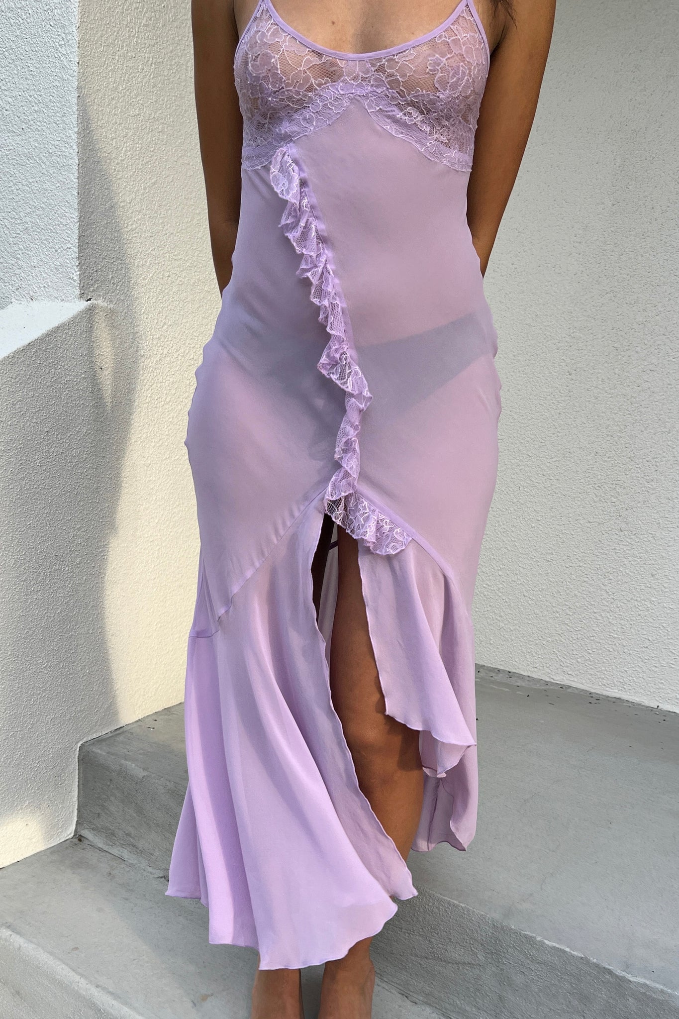 victoria's secret purple lace dress Buy SoSoft Modal Ribbed Lace-Trim Cross-Back Slip Dress, Fantasy Purple -  Order Slips online