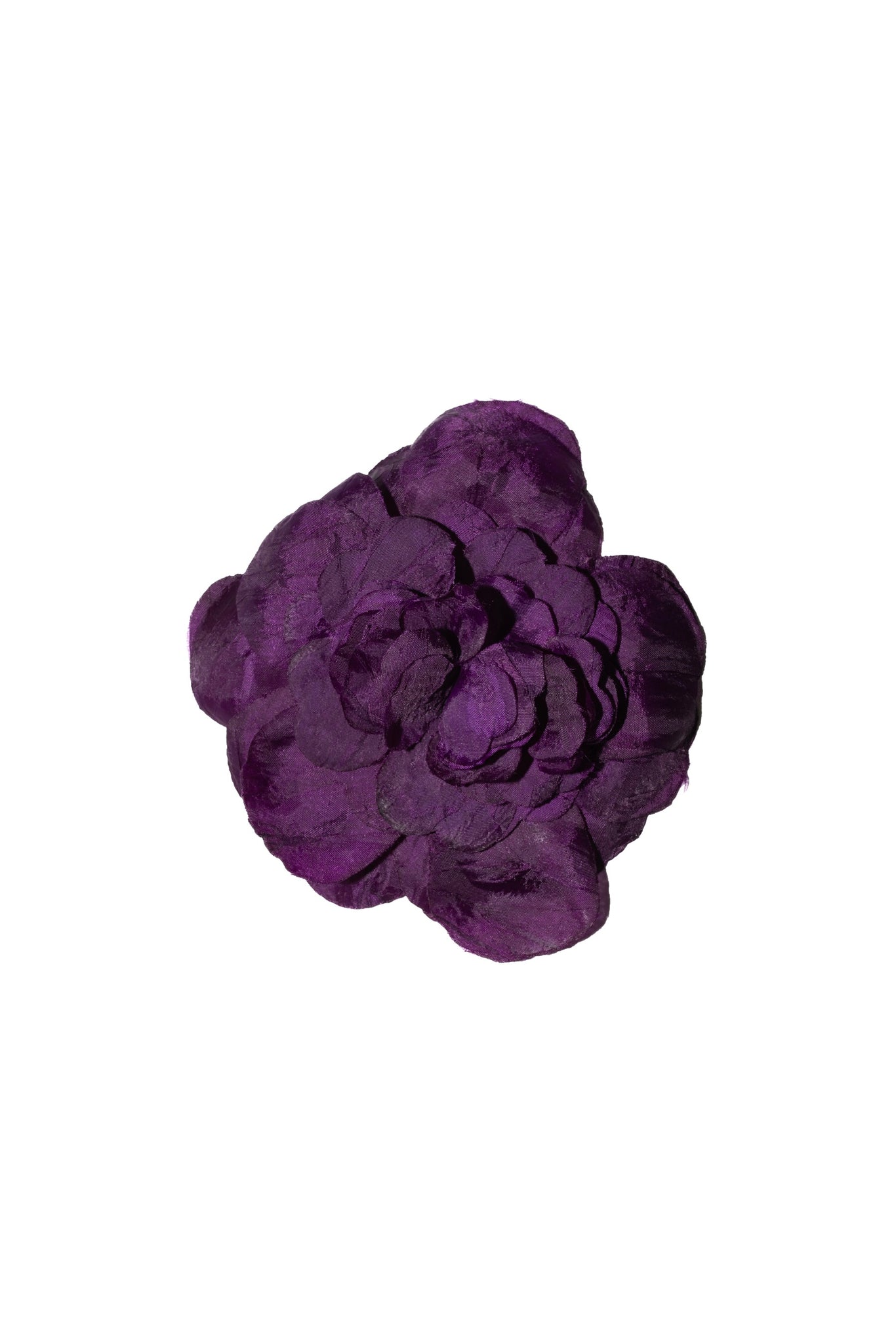 Dark Purple Flower Brooch